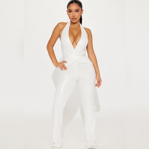 Sequin Jumpsuit - Picture 2 of 3